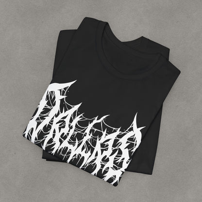 Dallas Heavy Metal Logo T-Shirt - Black and White Graphic Tee