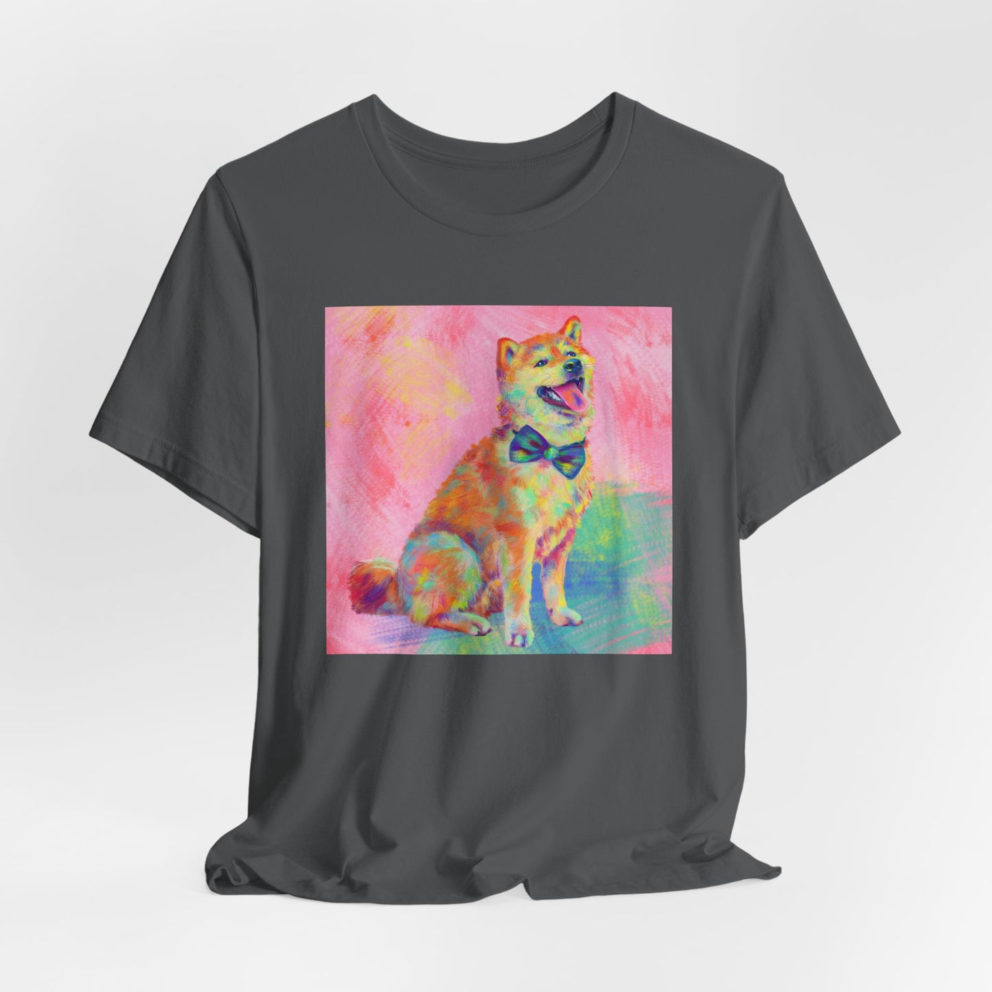 Colorful Shiba Inu Shirt - Painterly Pop Art Dog Tee
