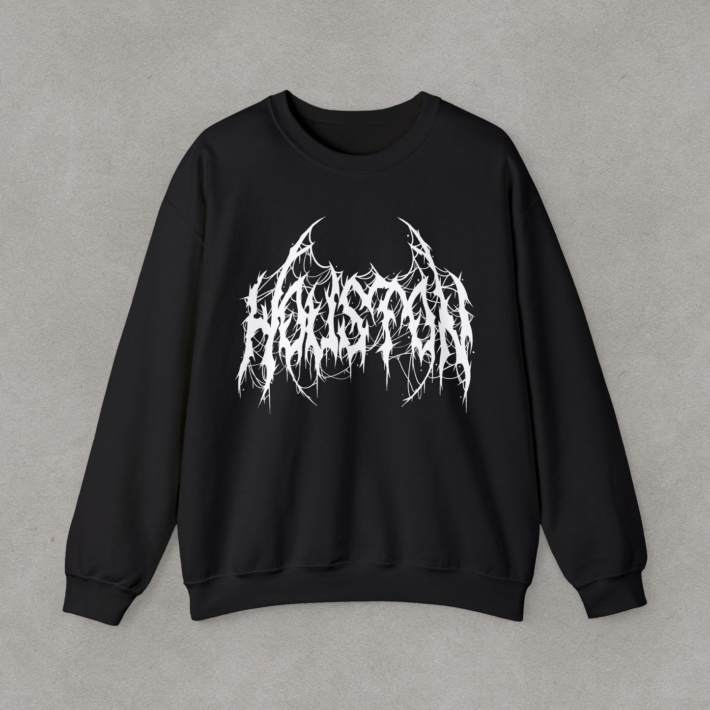 Houston Heavy Metal Sweatshirt - HTX Grunge Logo