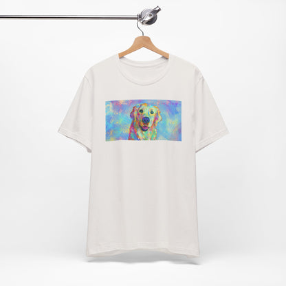 Colorful Golden Retriever Shirt - Painterly Pop Art Dog Tee