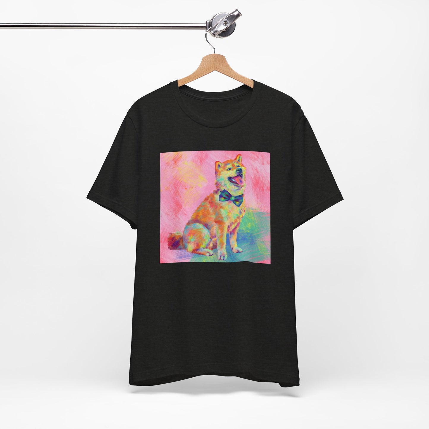 Colorful Shiba Inu Shirt - Painterly Pop Art Dog Tee