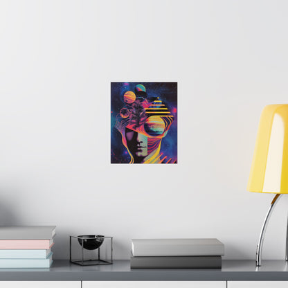 Cosmic Intentions III Poster Art Print | Retro Psychedelic Poster