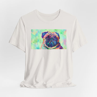 Colorful Pug Shirt - Painterly Pop Art Dog Tee