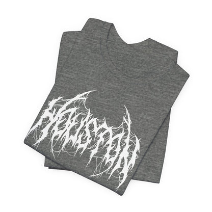 Houston Heavy Metal Logo T-Shirt - Black and White Graphic Tee