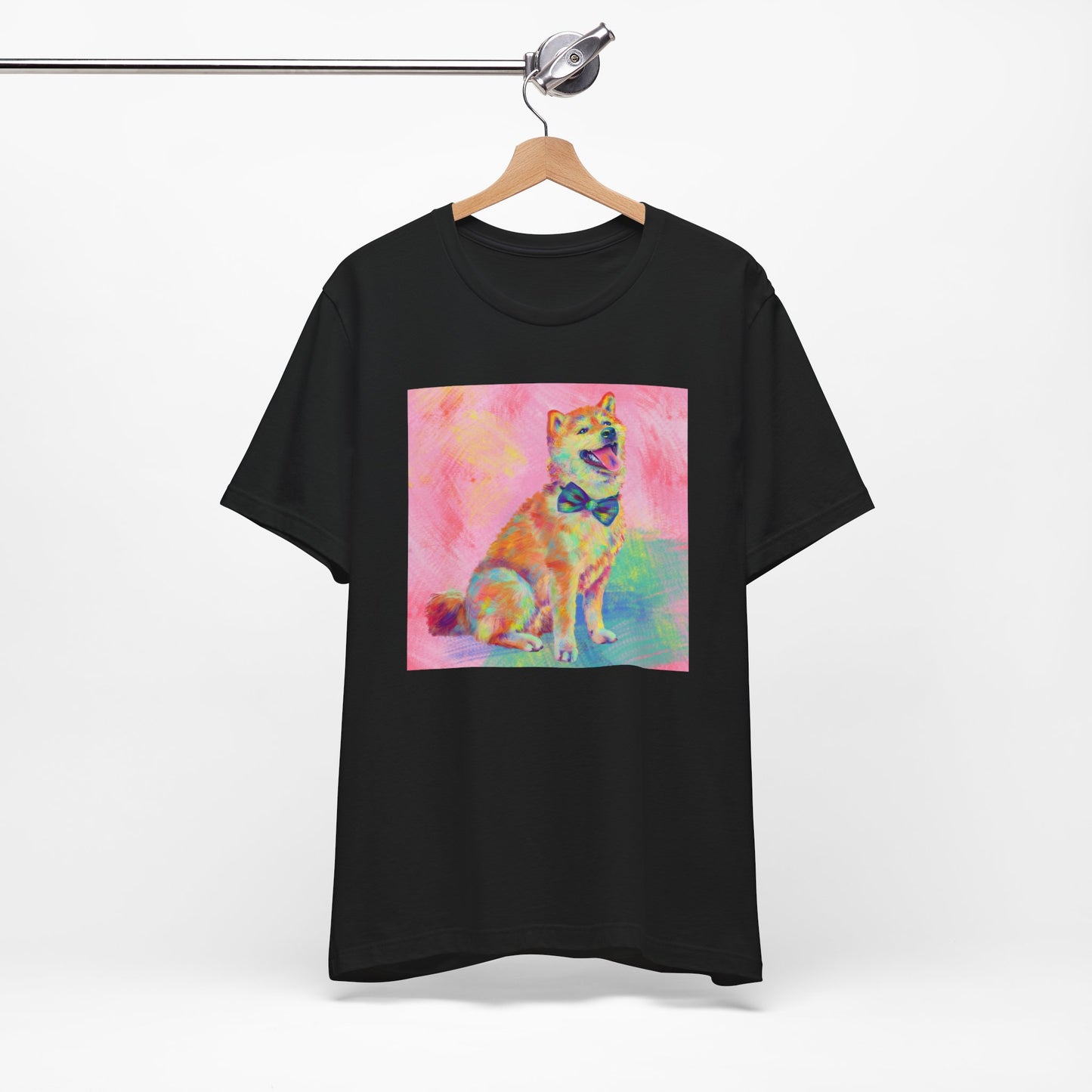 Colorful Shiba Inu Shirt - Painterly Pop Art Dog Tee