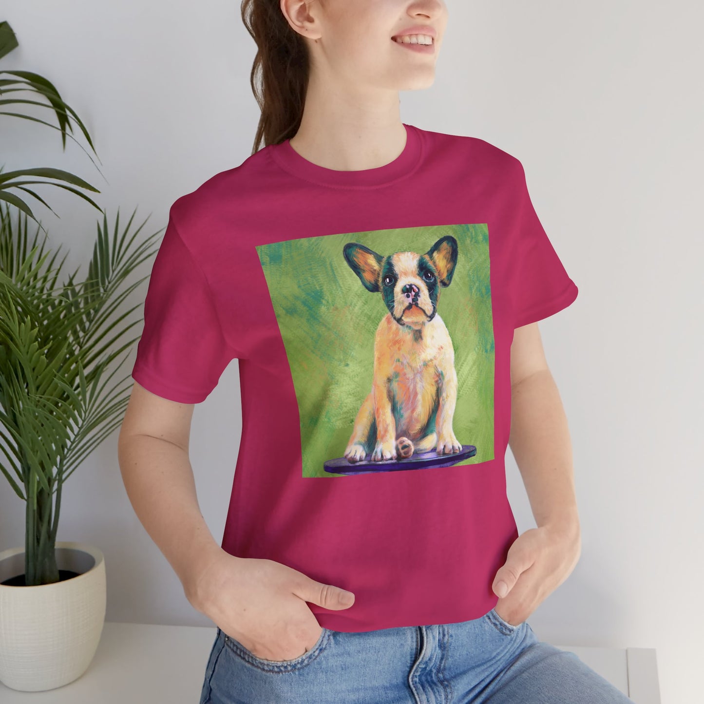 Colorful French Bulldog Shirt - Painterly Pop Art Dog Tee