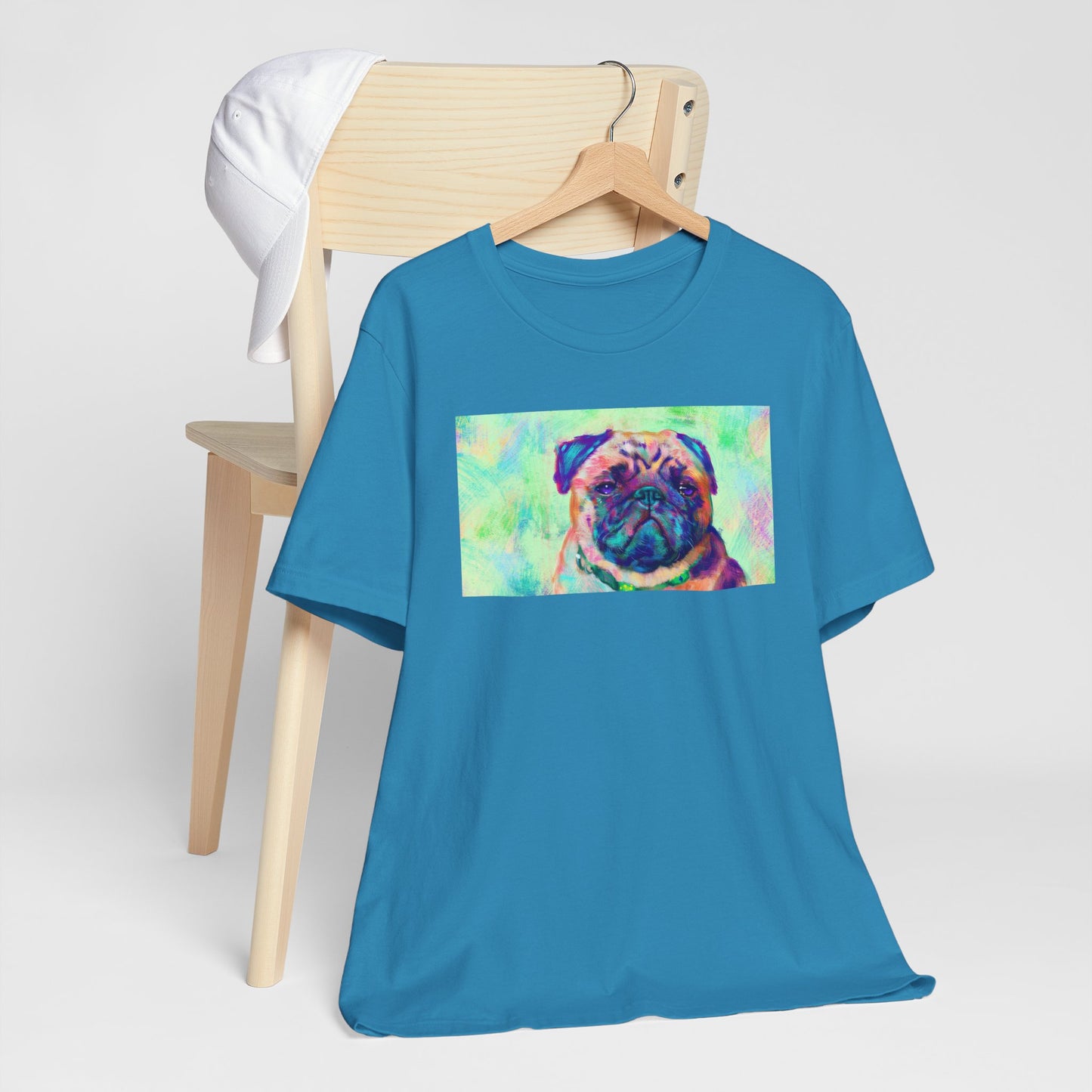 Colorful Pug Shirt - Painterly Pop Art Dog Tee