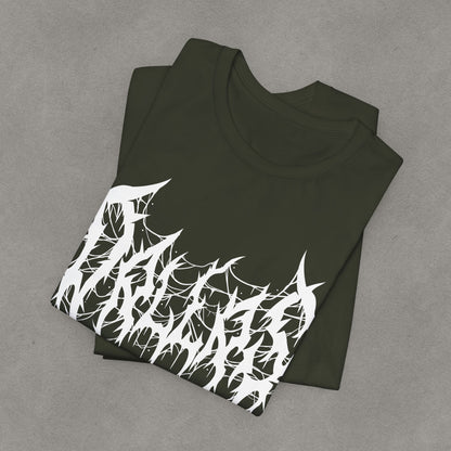 Dallas Heavy Metal Logo T-Shirt - Black and White Graphic Tee