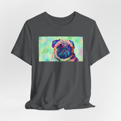 Colorful Pug Shirt - Painterly Pop Art Dog Tee