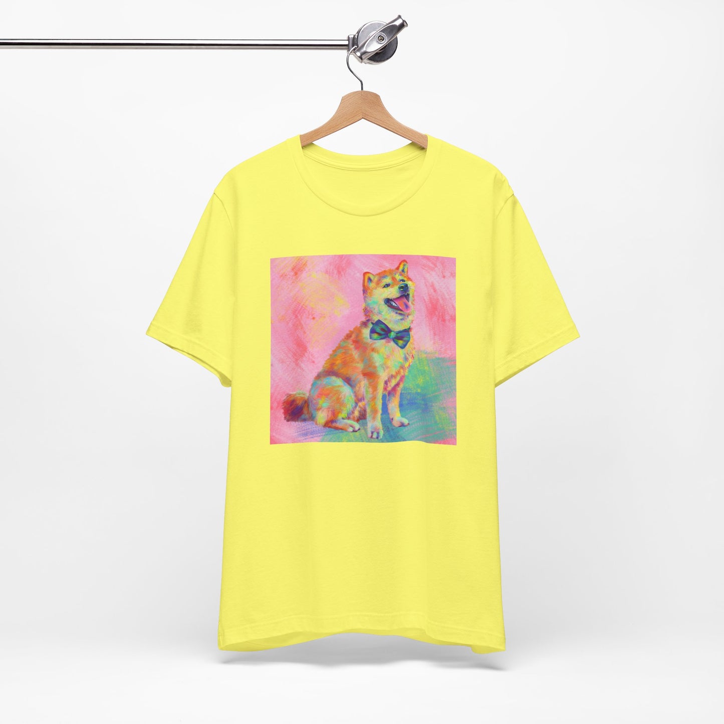 Colorful Shiba Inu Shirt - Painterly Pop Art Dog Tee