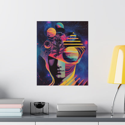 Cosmic Intentions III Poster Art Print | Retro Psychedelic Poster