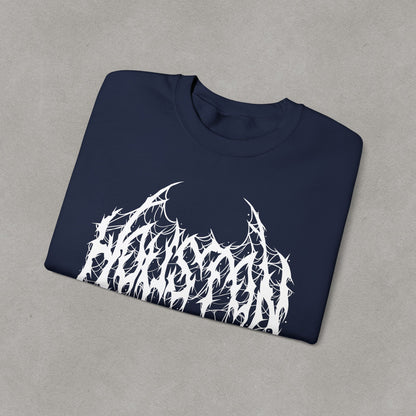 Houston Heavy Metal Sweatshirt - HTX Grunge Logo