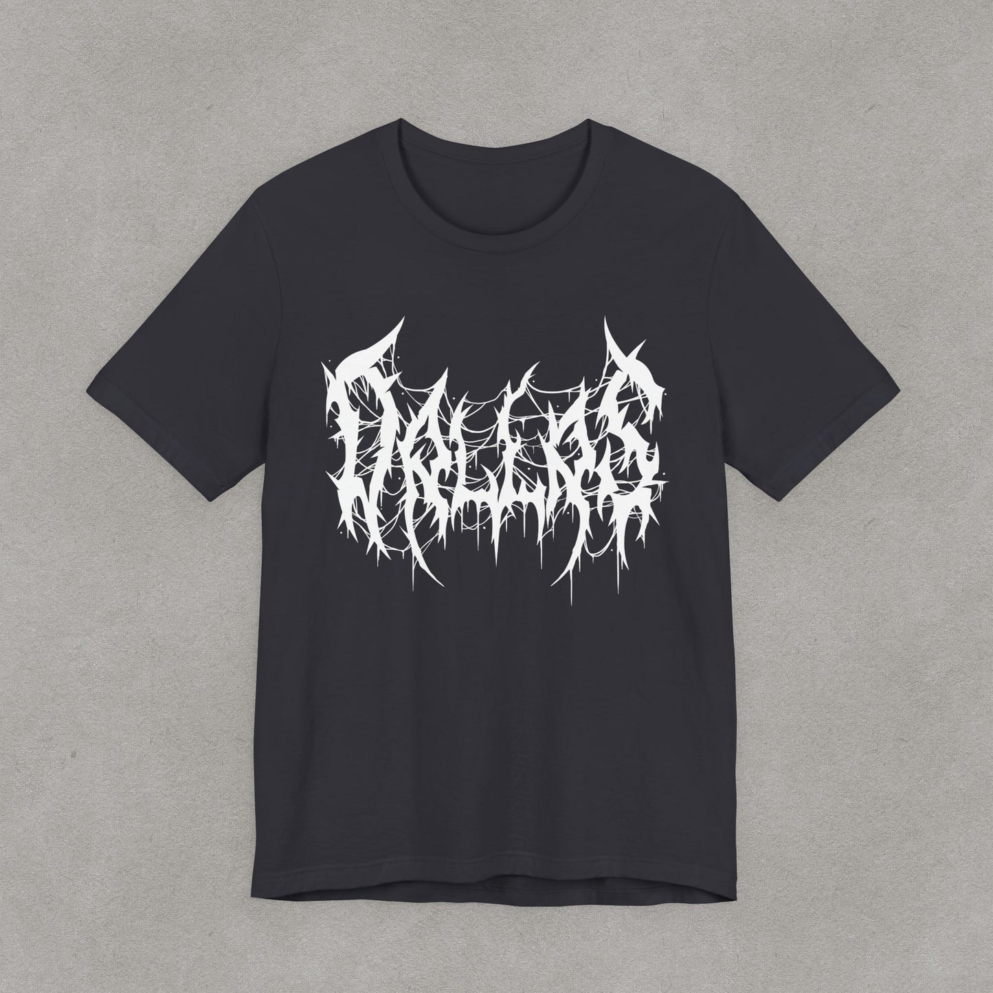 Dallas Heavy Metal Logo T-Shirt - Black and White Graphic Tee