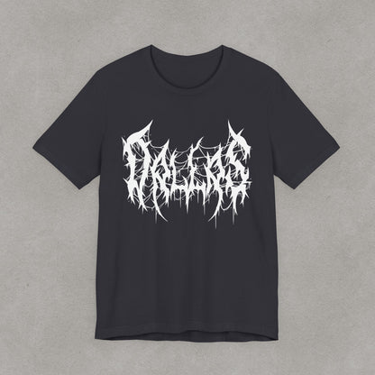 Dallas Heavy Metal Logo T-Shirt - Black and White Graphic Tee