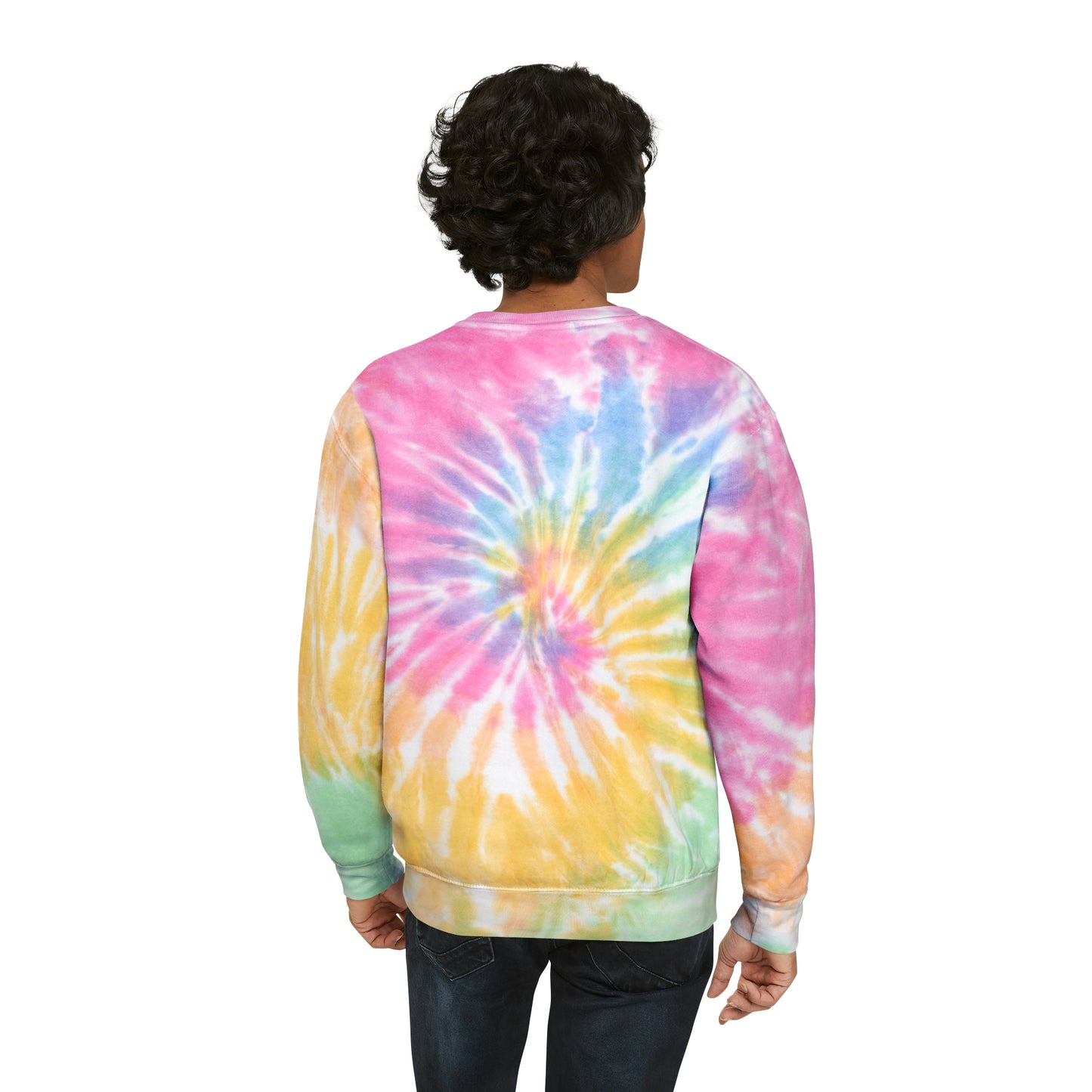 Vibes Vaporwave Tie-Dye Sweatshirt Sweater | Skater Trippy Aesthetic | Miami Geometric