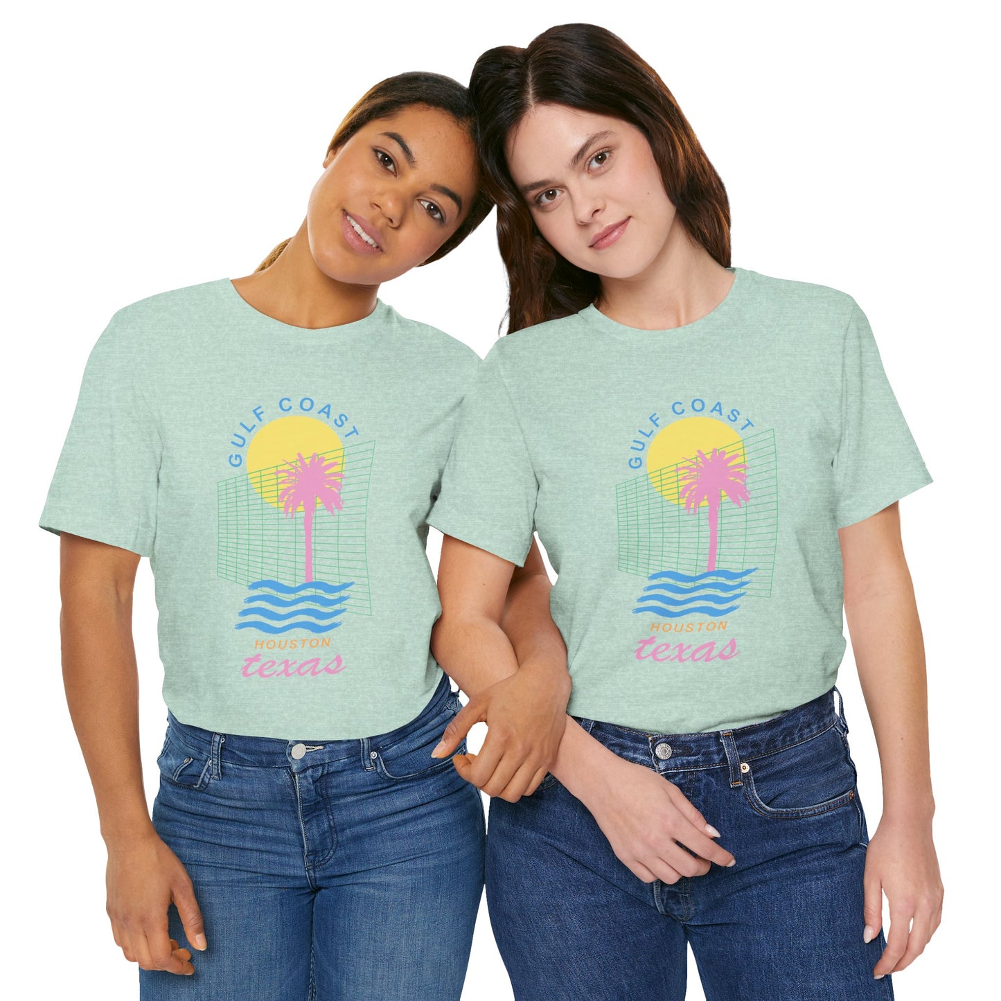Gulf Coast Houston Shirt, HTX Retro 80's Vibes
