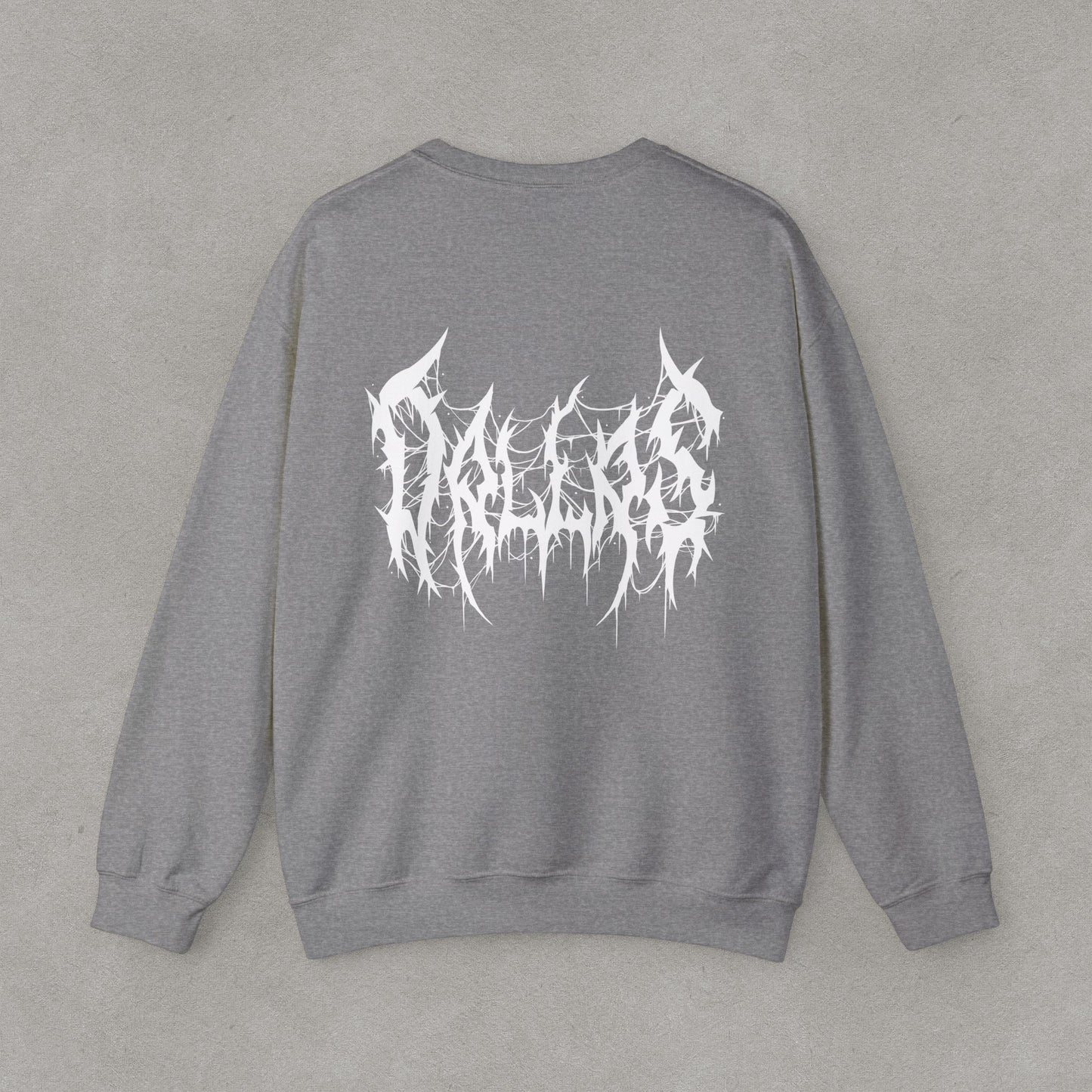 Dallas Heavy Metal Sweatshirt - Black and White Streetwear