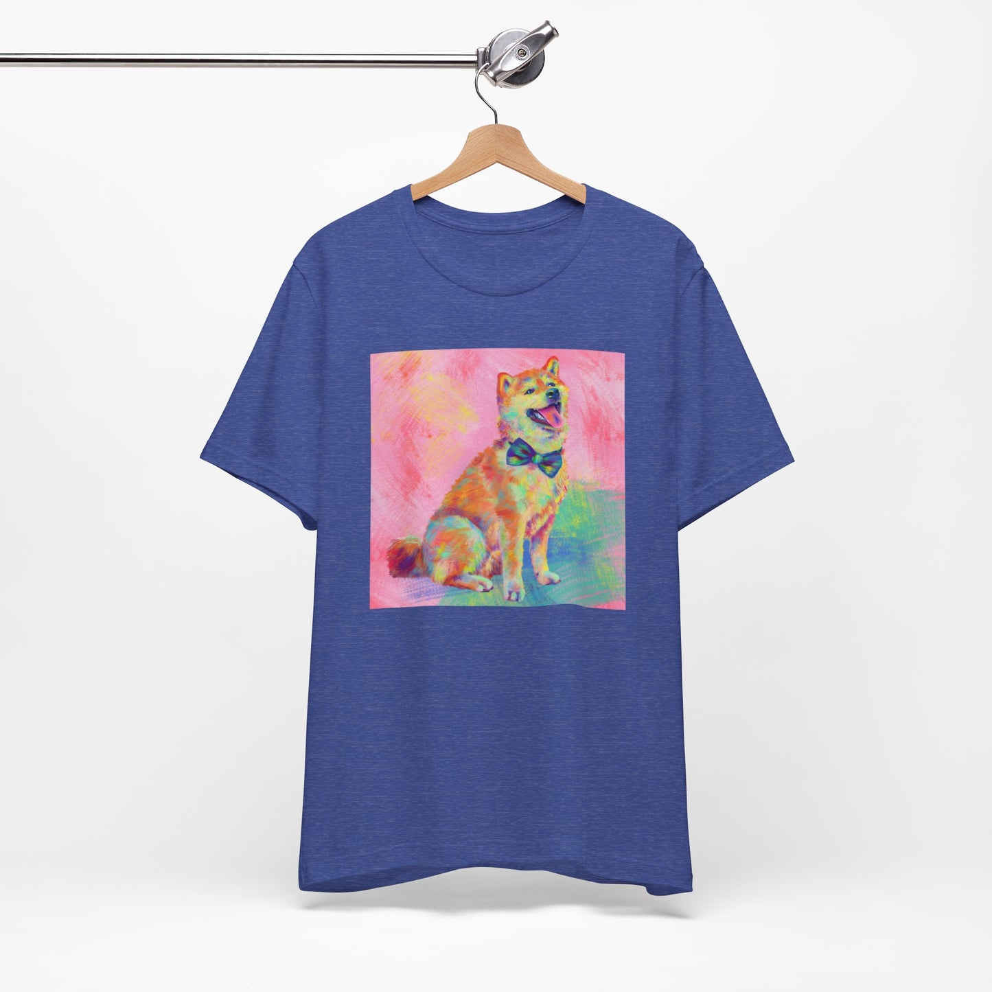 Colorful Shiba Inu Shirt - Painterly Pop Art Dog Tee