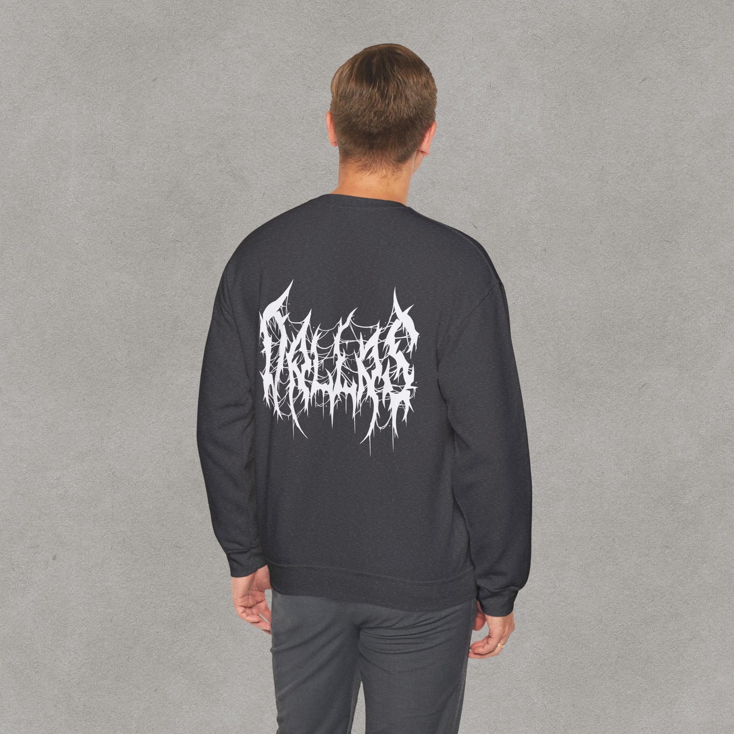 Dallas Heavy Metal Sweatshirt - Black and White Streetwear