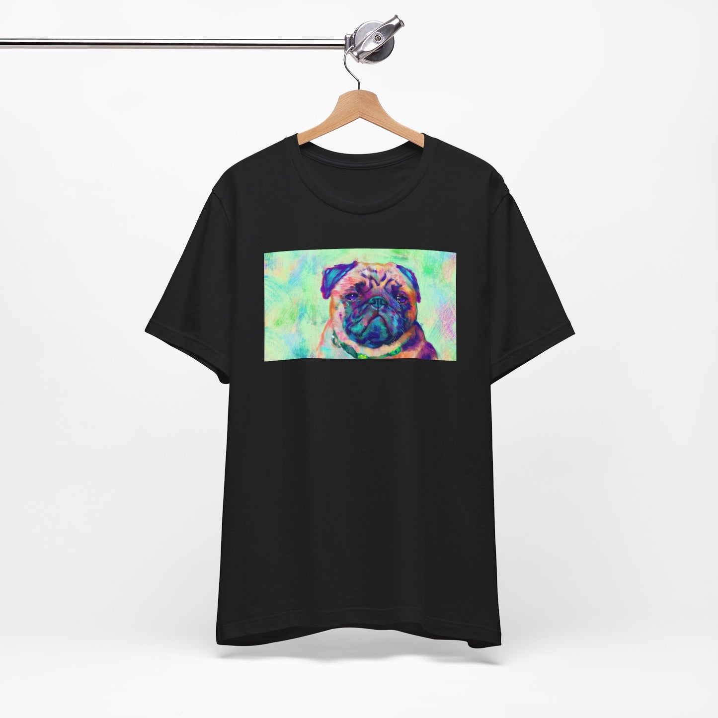 Colorful Pug Shirt - Painterly Pop Art Dog Tee
