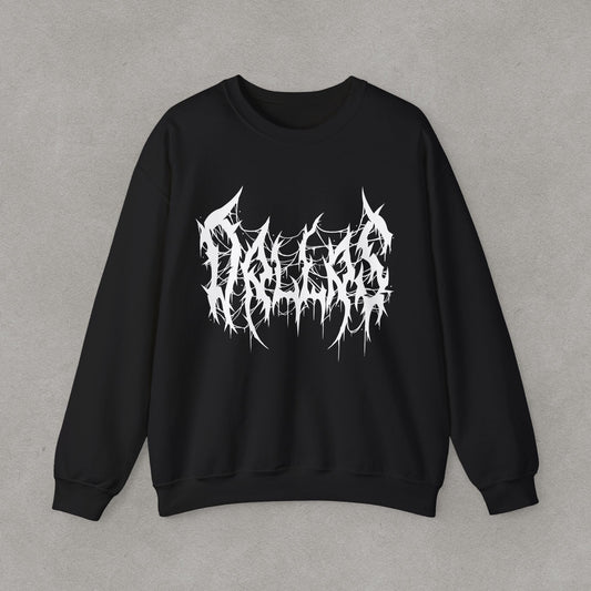 Dallas Heavy Metal Sweatshirt - Black and White Streetwear