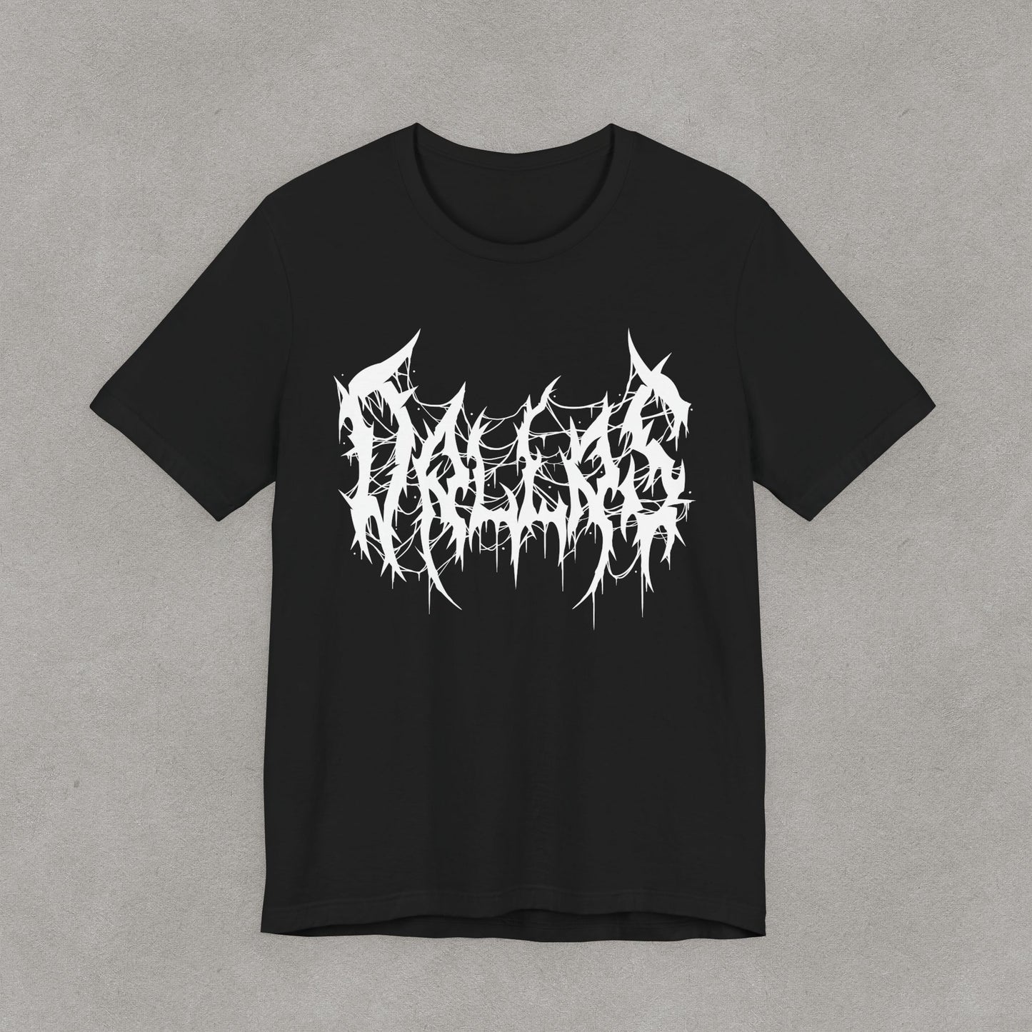 Dallas Heavy Metal Logo T-Shirt - Black and White Graphic Tee