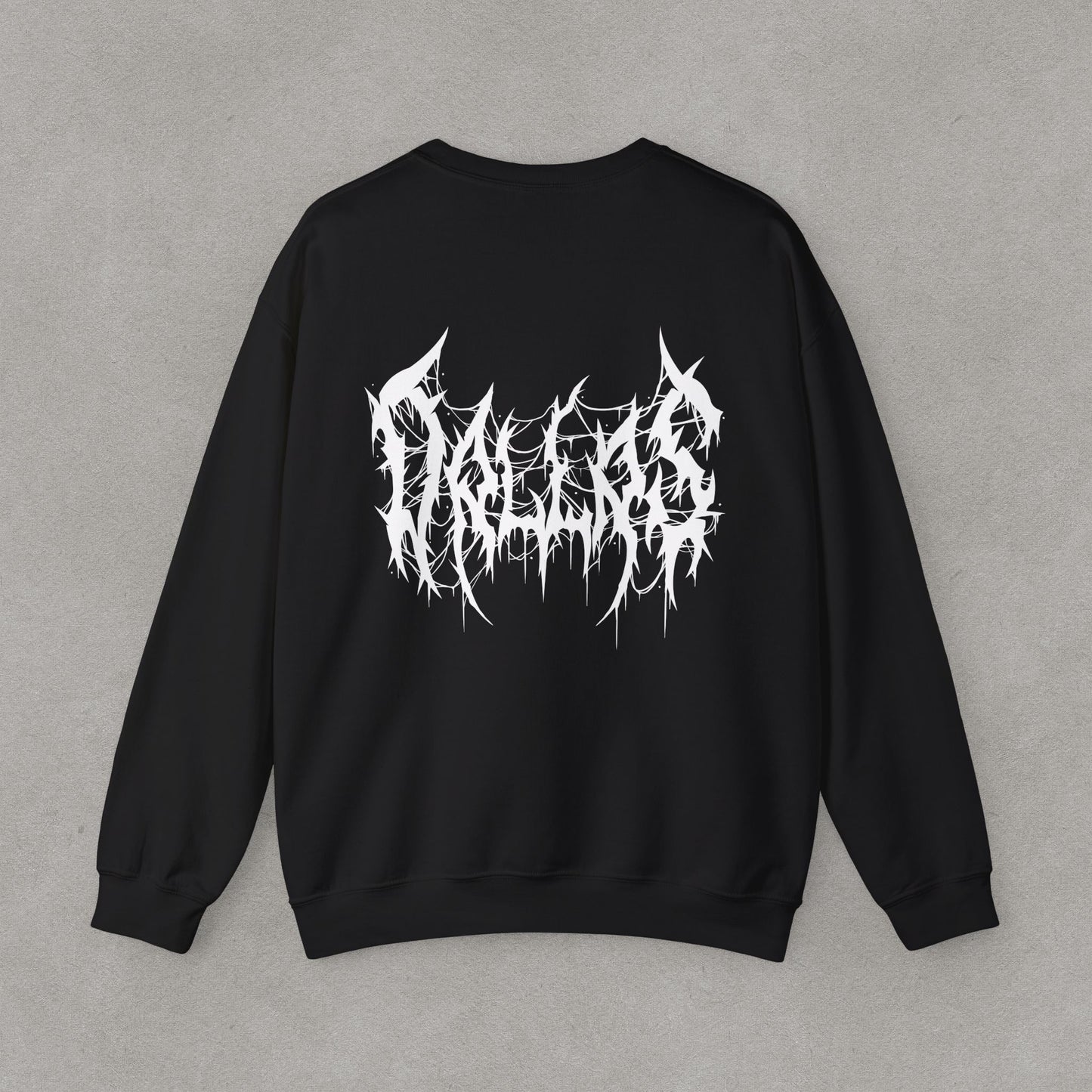 Dallas Heavy Metal Sweatshirt - Black and White Streetwear