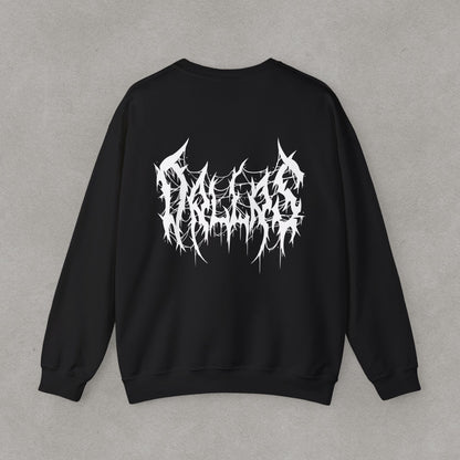 Dallas Heavy Metal Sweatshirt - Black and White Streetwear