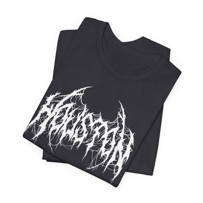Houston Heavy Metal Logo T-Shirt - Black and White Graphic Tee