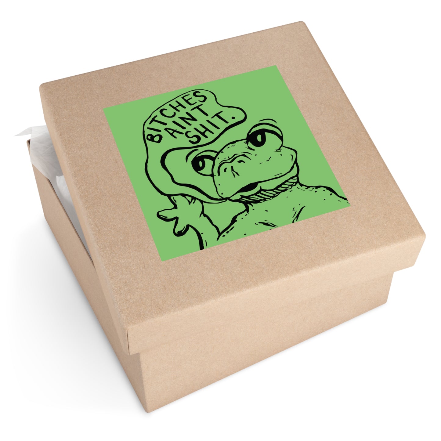 B*tches Ain't... Frog Sticker | Funny Frog Meme Vinyl Sticker