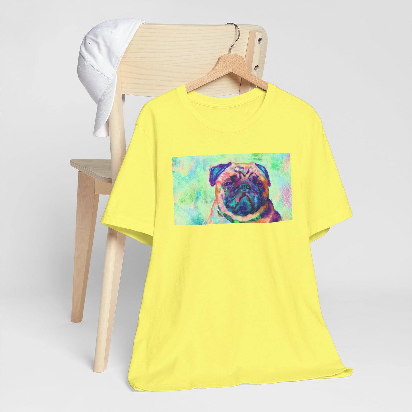 Colorful Pug Shirt - Painterly Pop Art Dog Tee