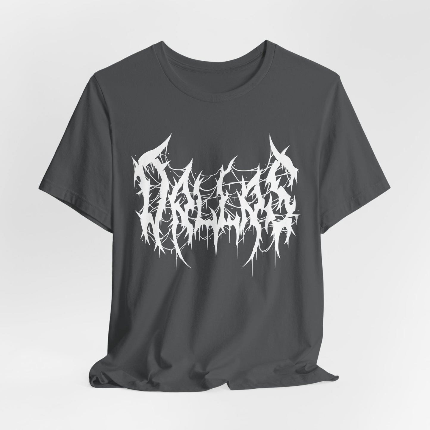 Dallas Heavy Metal Logo T-Shirt - Black and White Graphic Tee