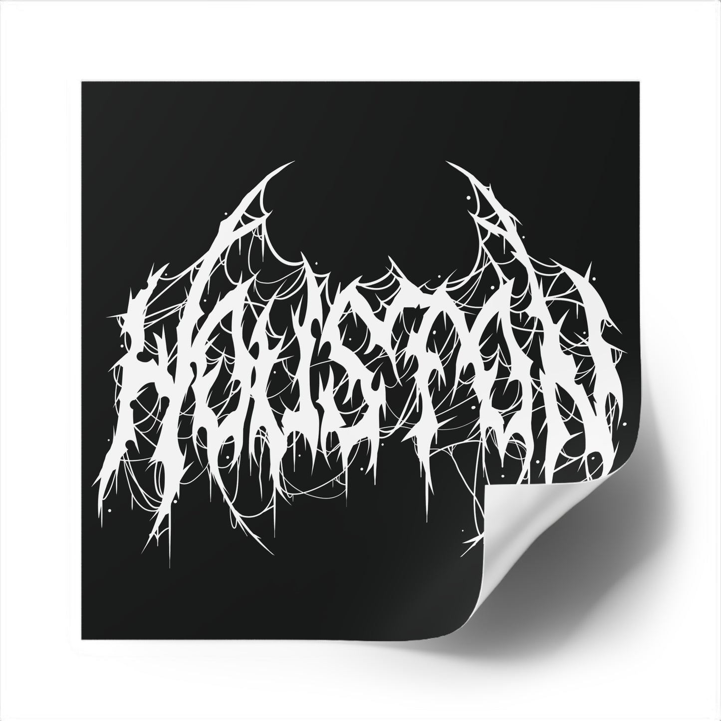 Houston - Heavy Metal Vinyl Sticker