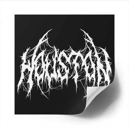 Houston - Heavy Metal Vinyl Sticker