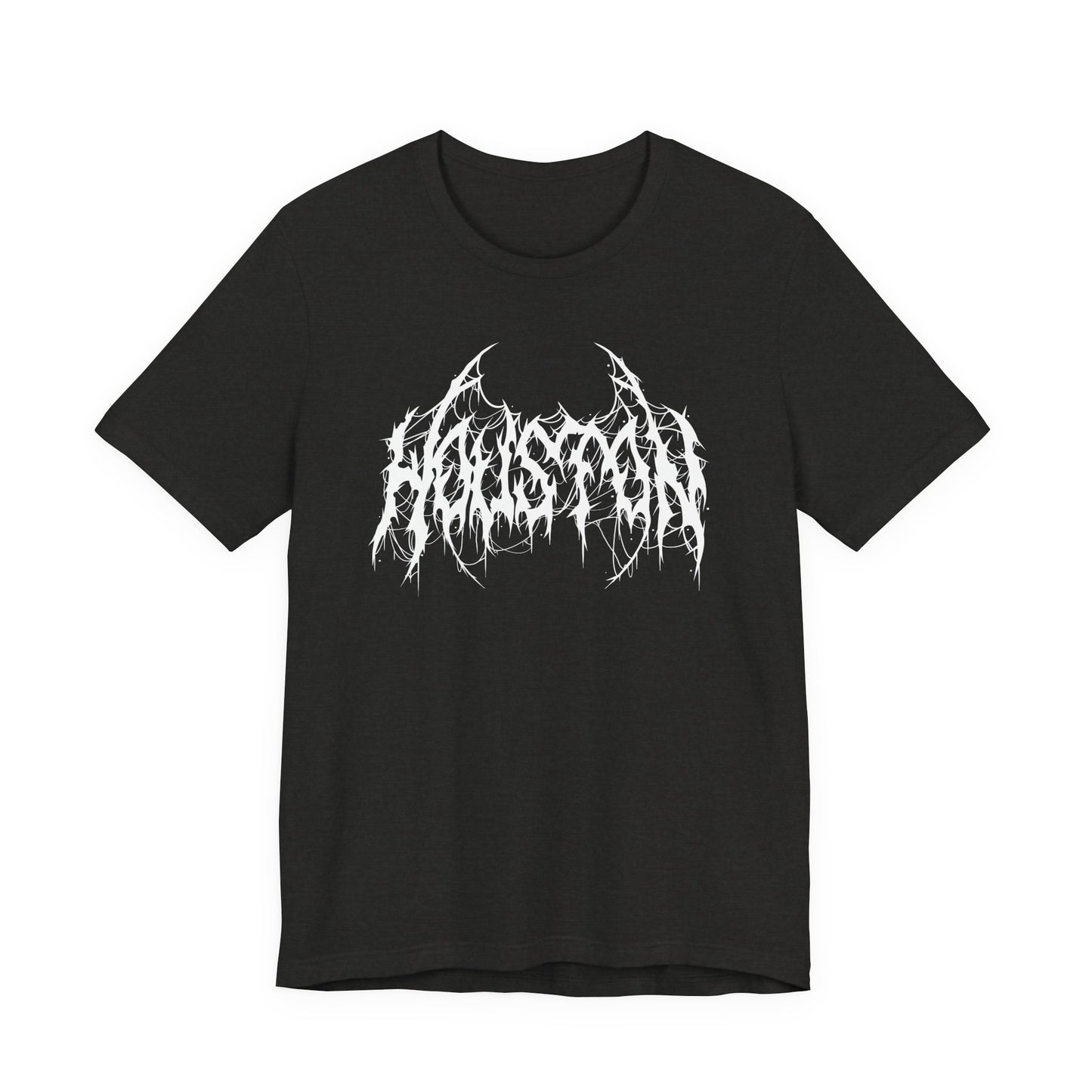 Houston Heavy Metal Logo T-Shirt - Black and White Graphic Tee