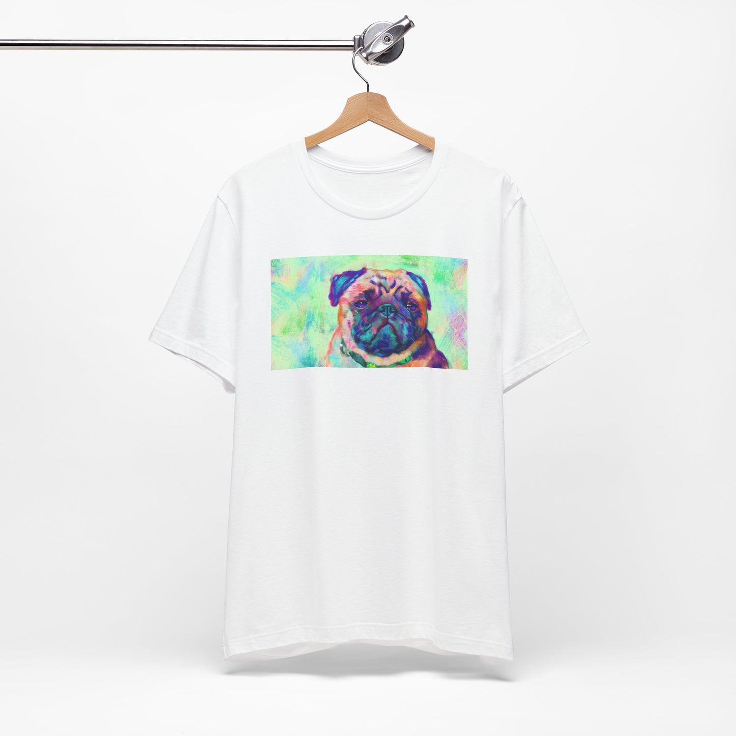 Colorful Pug Shirt - Painterly Pop Art Dog Tee