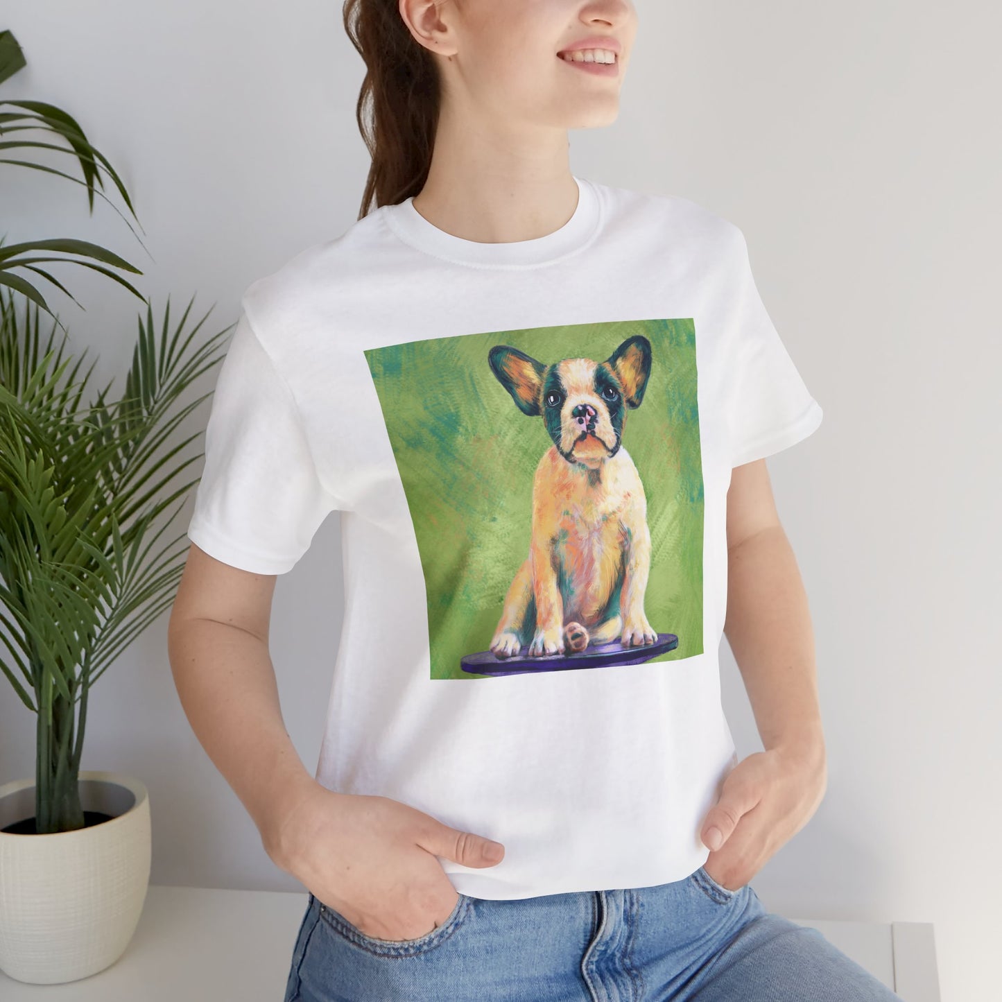 Colorful French Bulldog Shirt - Painterly Pop Art Dog Tee