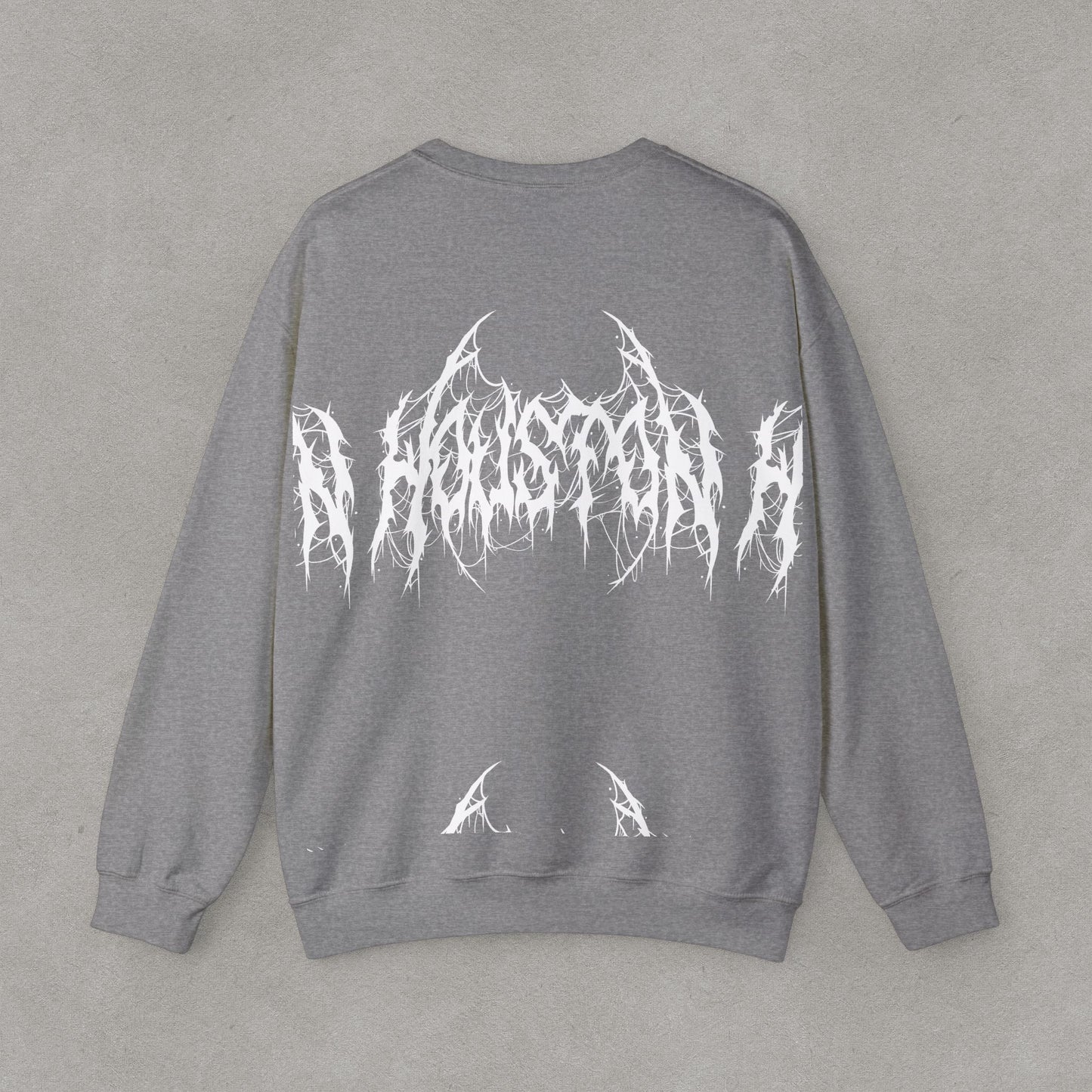 Houston Heavy Metal Sweatshirt - HTX Grunge Logo