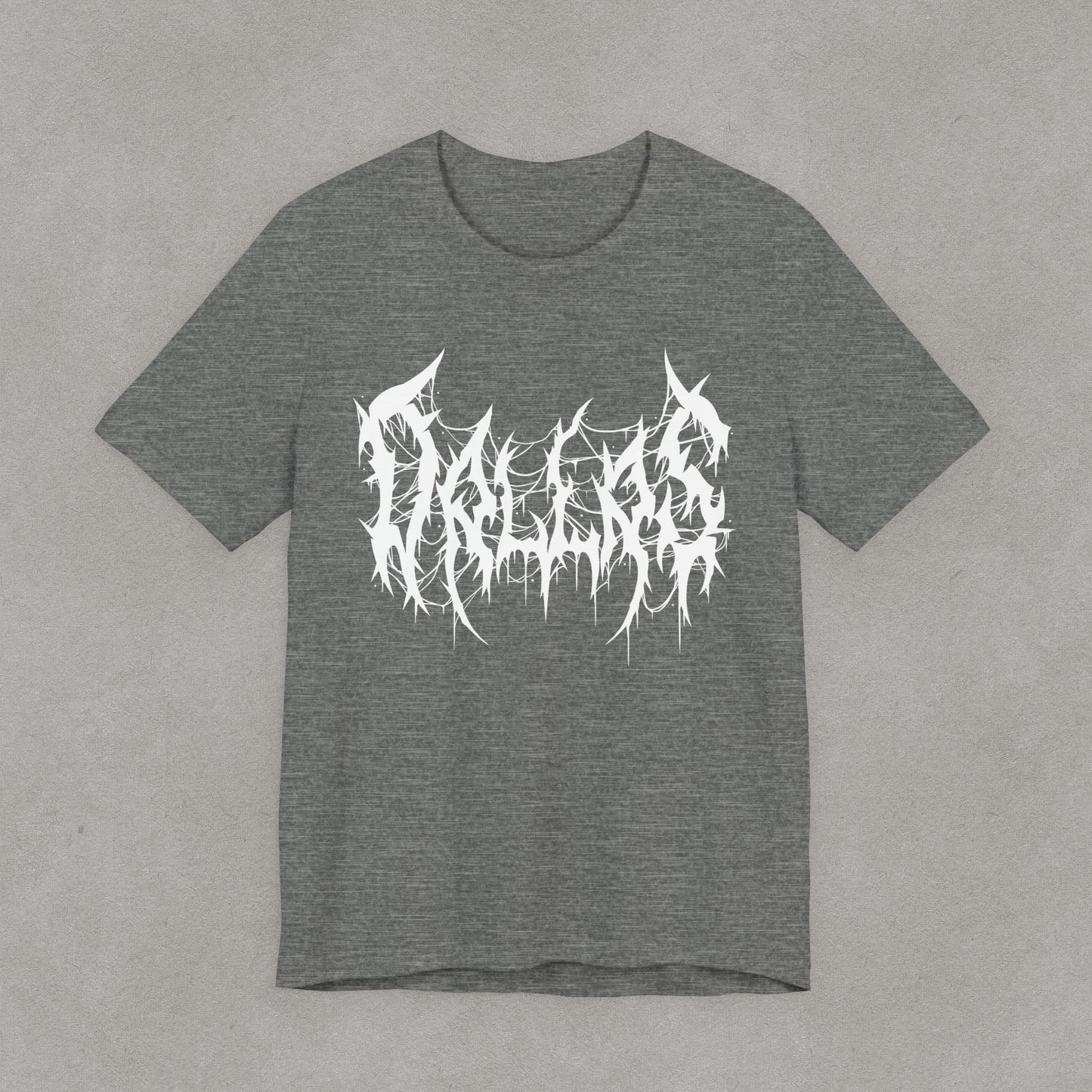 Dallas Heavy Metal Logo T-Shirt - Black and White Graphic Tee