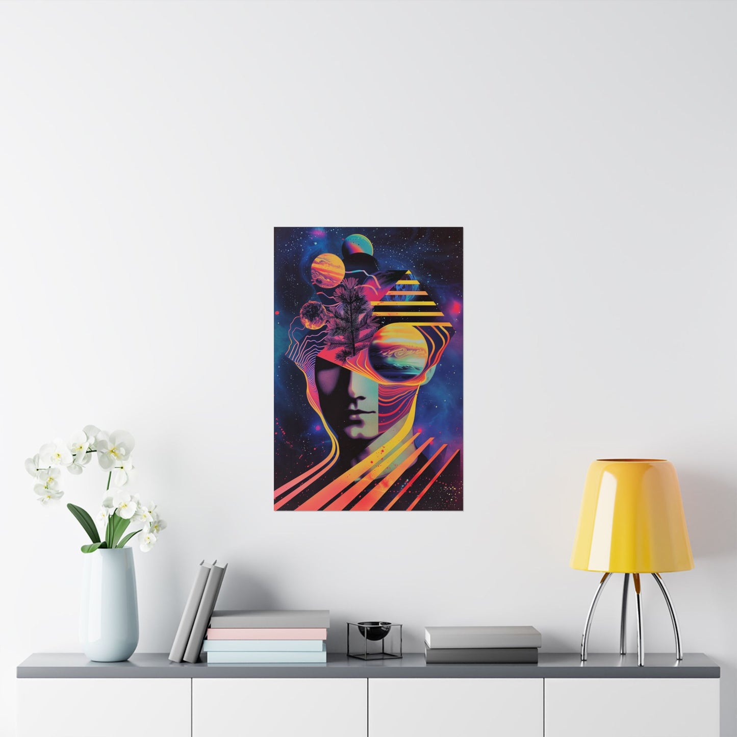 Cosmic Intentions III Poster Art Print | Retro Psychedelic Poster