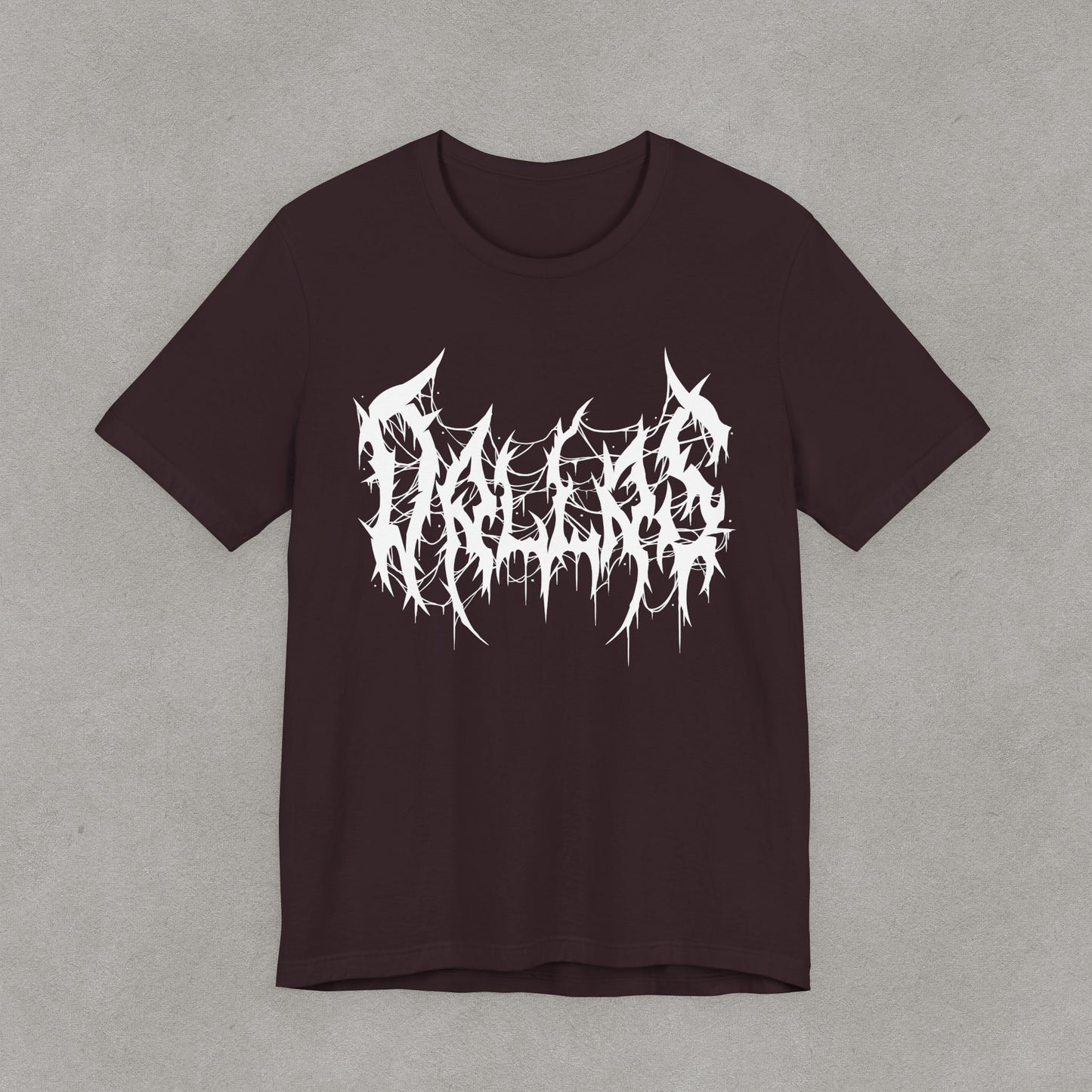 Dallas Heavy Metal Logo T-Shirt - Black and White Graphic Tee
