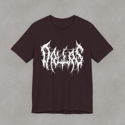 Dallas Heavy Metal Logo T-Shirt - Black and White Graphic Tee