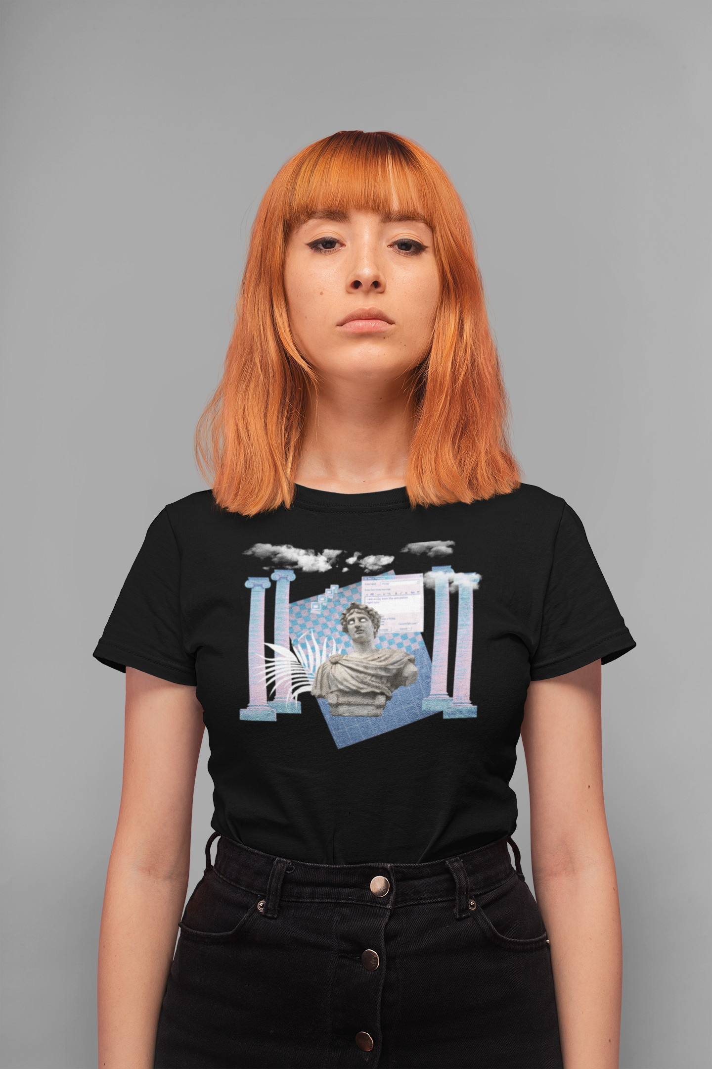 Vaporwave Away From Simulation Shirt - Aesthetic Webcore Windows 98 AOL Tee