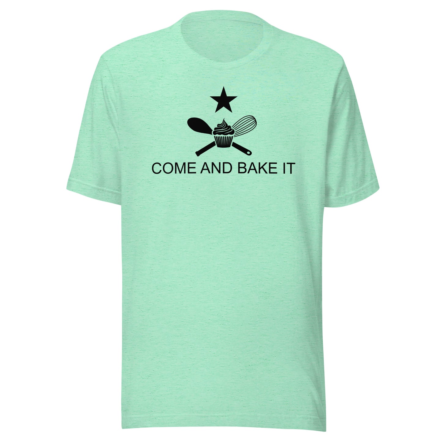 Come and Bake It Funny Baking Tshirt, Baking Mom, Punny Cupcake Whisk Culinary Tee