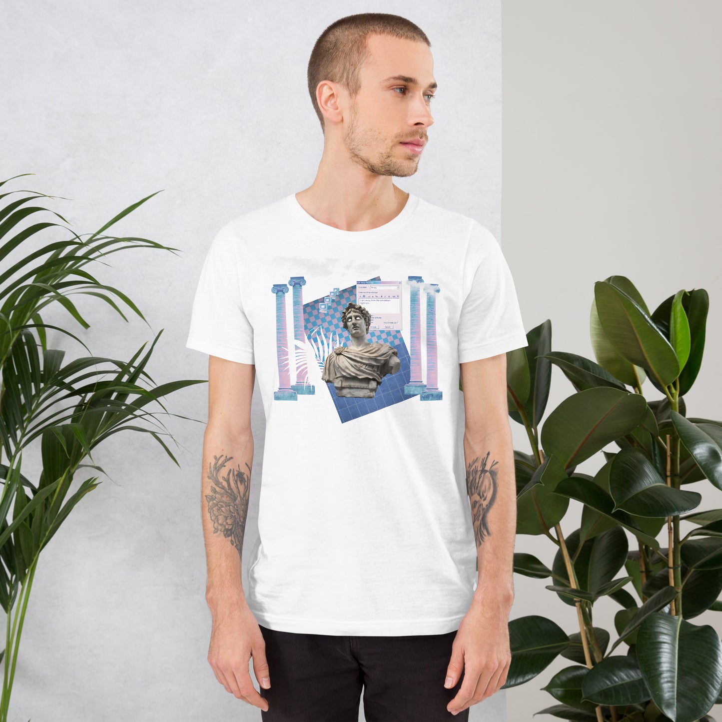 Vaporwave Away From Simulation Shirt - Aesthetic Webcore Windows 98 AOL Tee