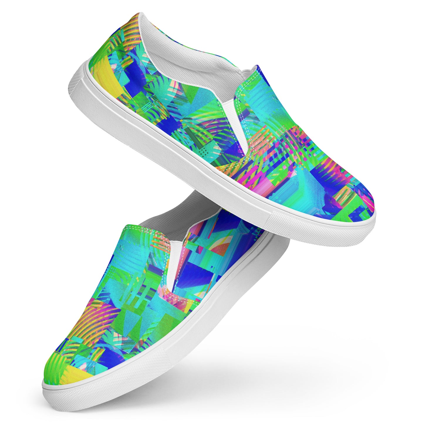 Skating Rink Fever Dream Shoes - Women’s Slip-On Canvas Footwear