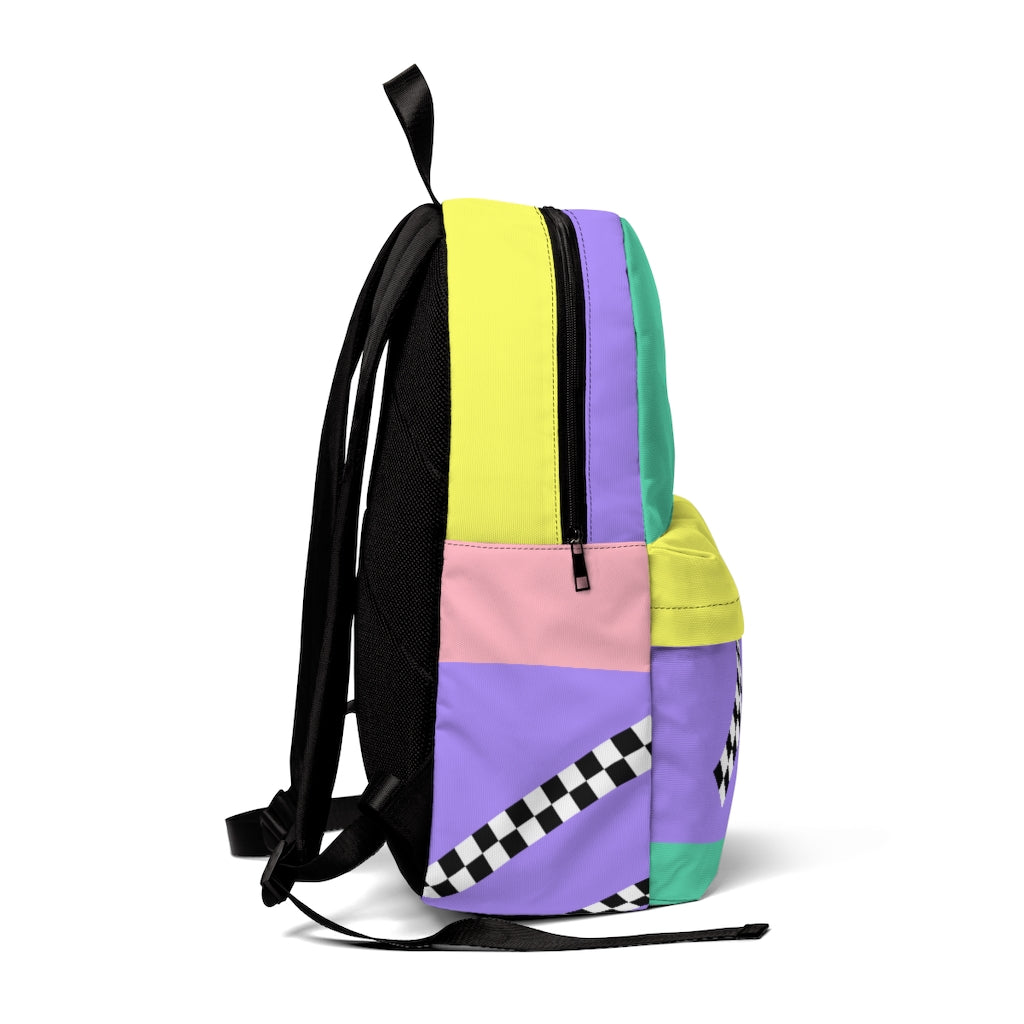 Lightning Bolt Color Block Backpack