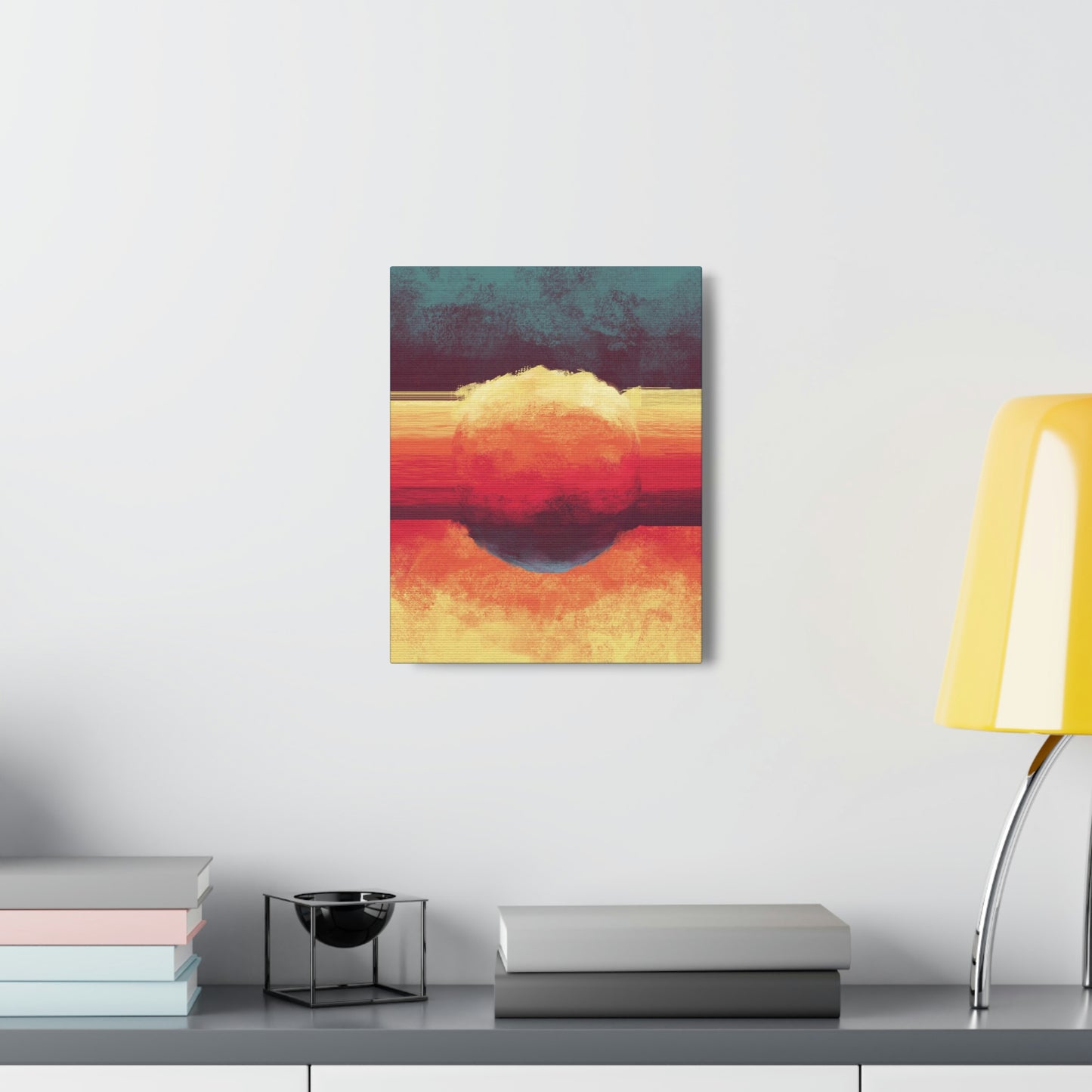 Alchemist's Fire Canvas Gallery Wrap | Abstract Modern Art Print Decor for Living & Game Room