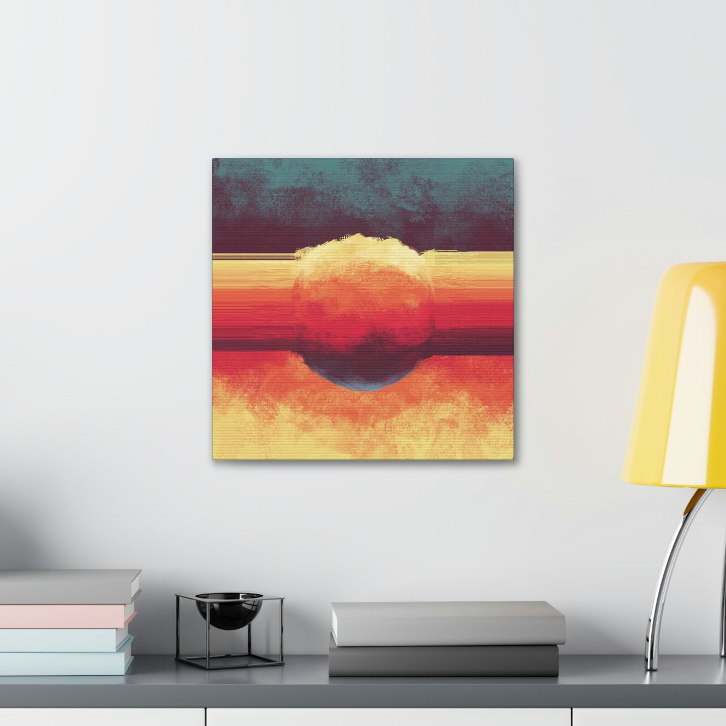 Alchemist's Fire Canvas Gallery Wrap | Abstract Modern Art Print Decor for Living & Game Room