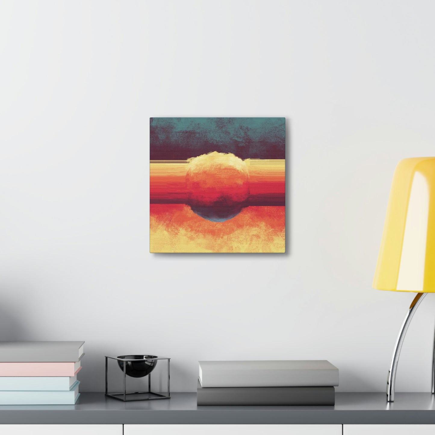 Alchemist's Fire Canvas Gallery Wrap | Abstract Modern Art Print Decor for Living & Game Room